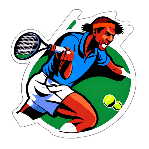 Autocollant du match de tennis ATP de Winston Salem
