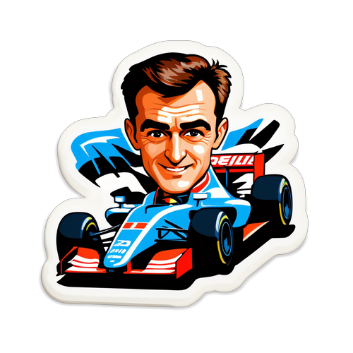 Adesivo Inspirador de Jack Doohan na Fórmula 1