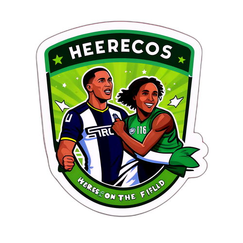 Наклейка с матчем Вашингтона и Сиэтла