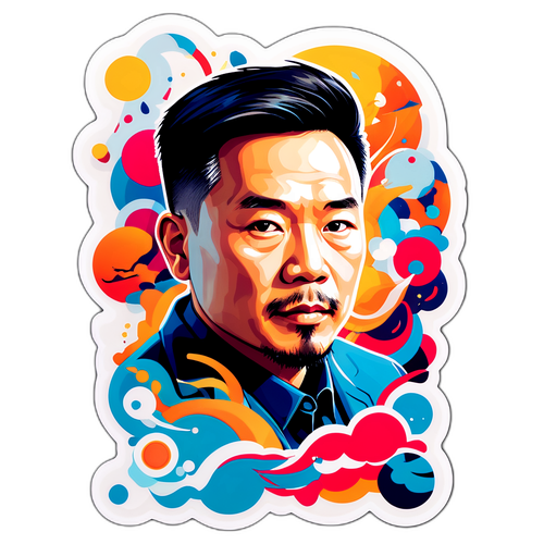 劉希明的藝術作品貼紙