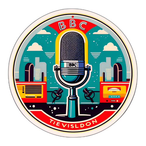 नॉस्टाल्जिक बीबीसी शो स्टिकर