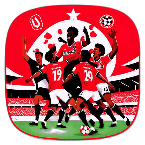 Classic Flamengo vs Internacional Match Moment