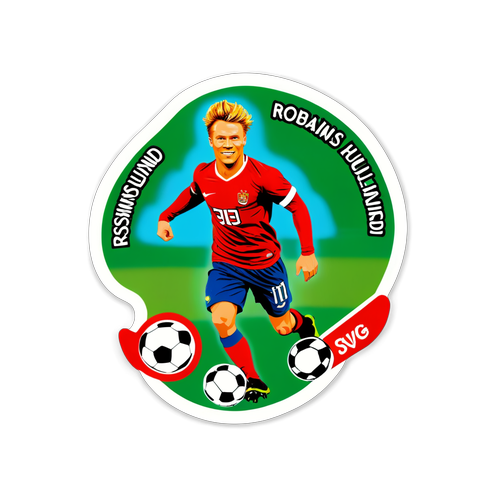 Rasmus Højlund Motivational Sticker