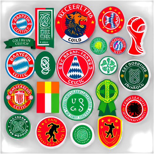 Sticker cảm hứng từ những trận đấu đẹp giữa Bayern và Celtic