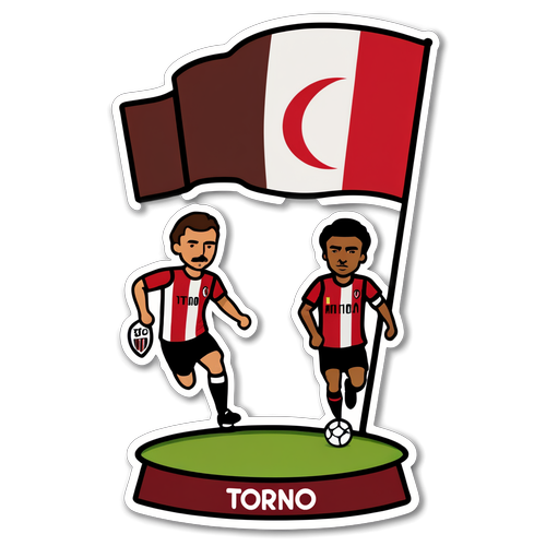 Stiker Pertandingan Torino vs Milan