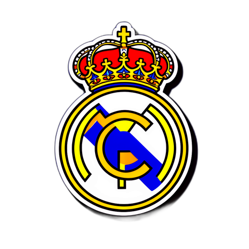 Real Madrid Logo Sticker