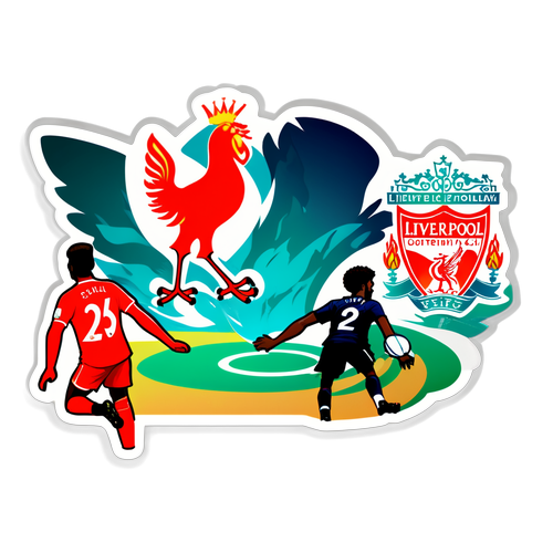 Stiker Pertandingan Liverpool vs Tottenham