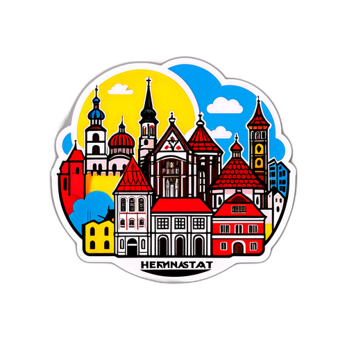 Autocolant Hermannstadt Heritage