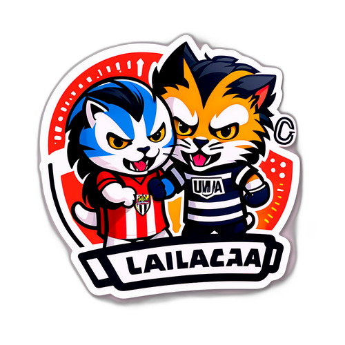 U. Católica vs. Alianza Lima Mascots Sticker