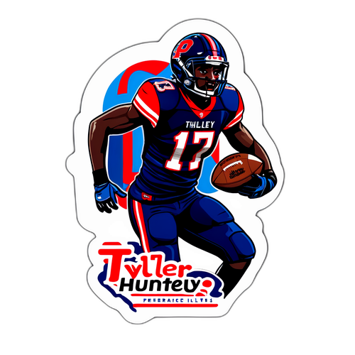 Tyler Huntley Action Sticker