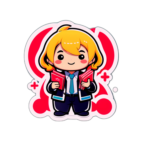 全然ホールディングスのビジネスシーンをかわいくアレンジするキャラクター