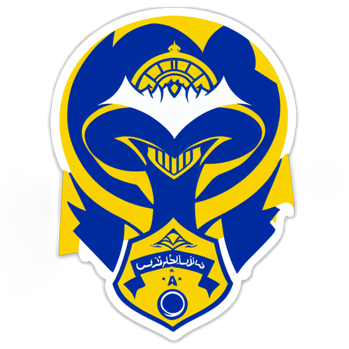 Stiker Al-Nassr: Bersama Kita Bangkit! Tunjukkan Dukunganmu dengan Bangga!