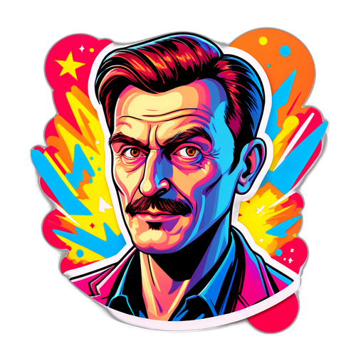 Андрей Мерзликин в комическом стиле