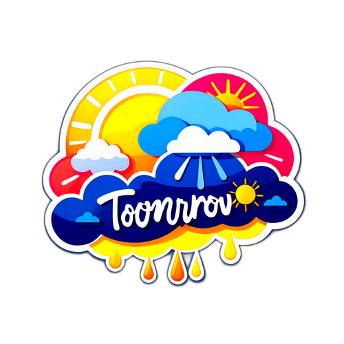 Wettersticker mit 'Morgenwetter'