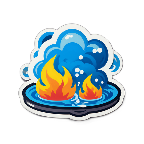 極楽湯のシンボルステッカー