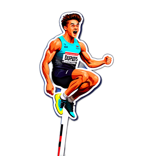 Armand Duplantis Stöter över Staven
