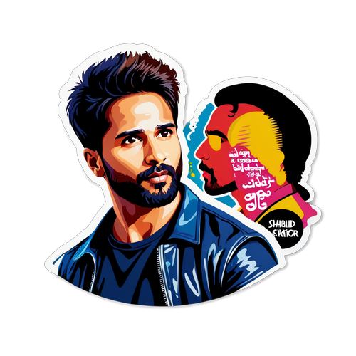 शाहिद कपूर की फिल्मों का sticker