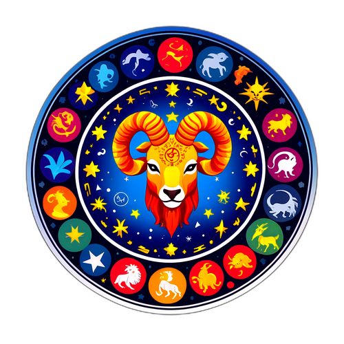 星座運勢貼紙設計