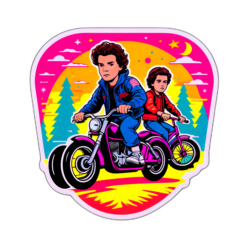 Stickers z serii 'Stranger Things'