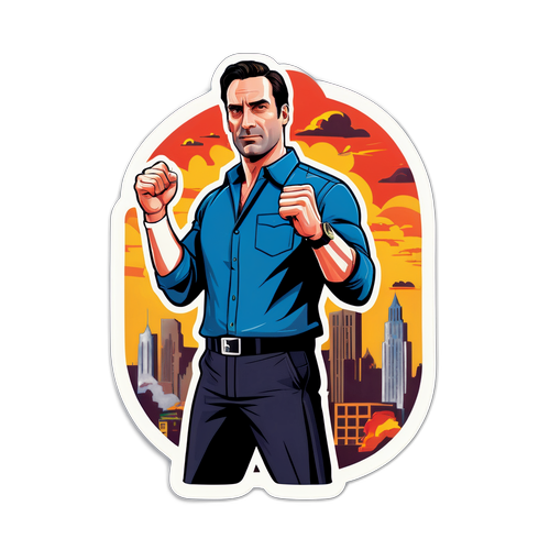 Jon Hamm como héroe de acción