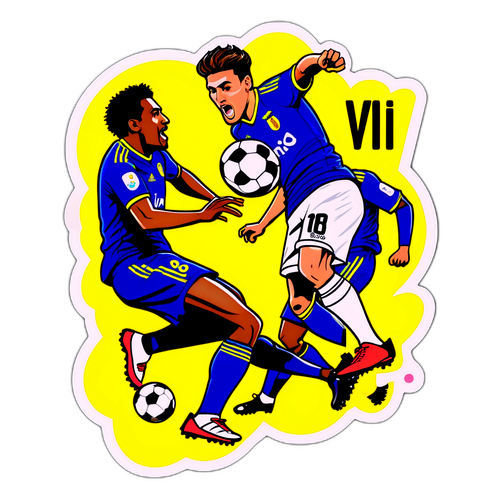 Real Madrid vs Villarreal Sticker