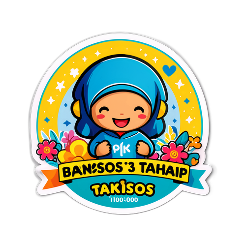 Stiker Dampak Komunitas Bansos PKH Tahap 3