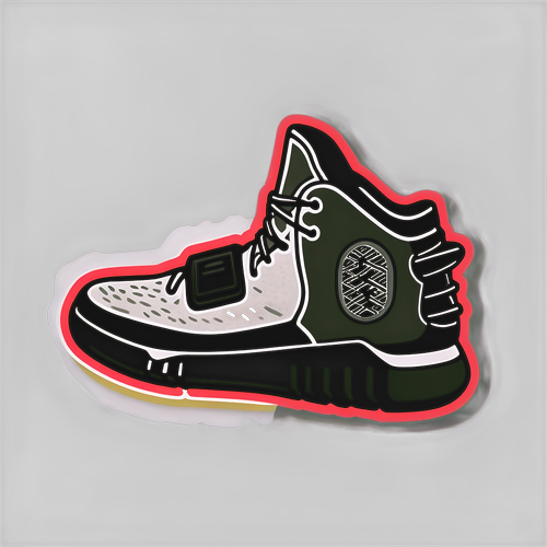 Yeezy Sneaker Silhouette Sticker