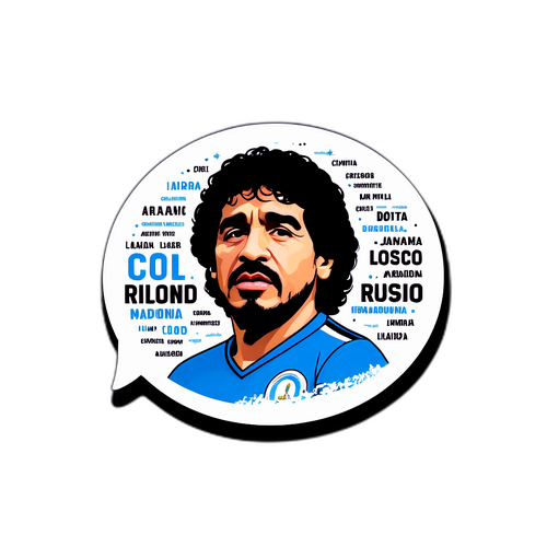 Palabras icónicas de Maradona y Russo