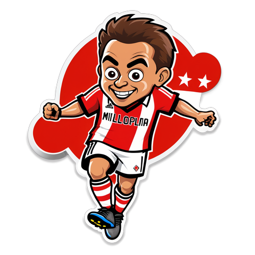 Pasión Millonaria: Caricatura Divertida de River Plate