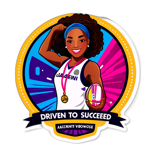 Driven to Succeed - A'ja Wilson Achievement Sticker