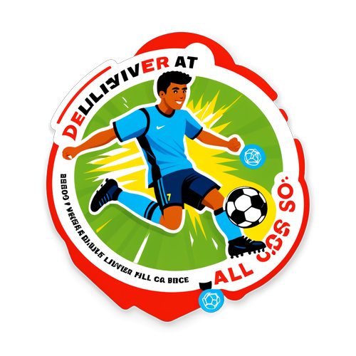 Sticker động lực 'Deliver at all costs'