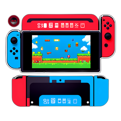 ニンテンドースイッチ2のゲーム画面を再現したデザイン