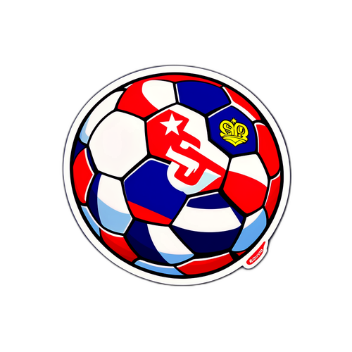 Adesivo da Liga Feminina de Futebol