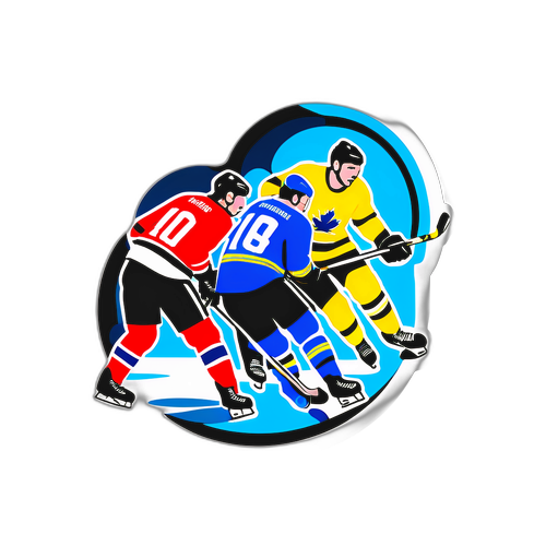 Spännande hockeymatch i Allsvenskan