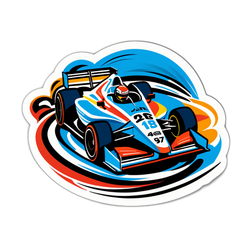 Dynamic Racing Spirit Sticker