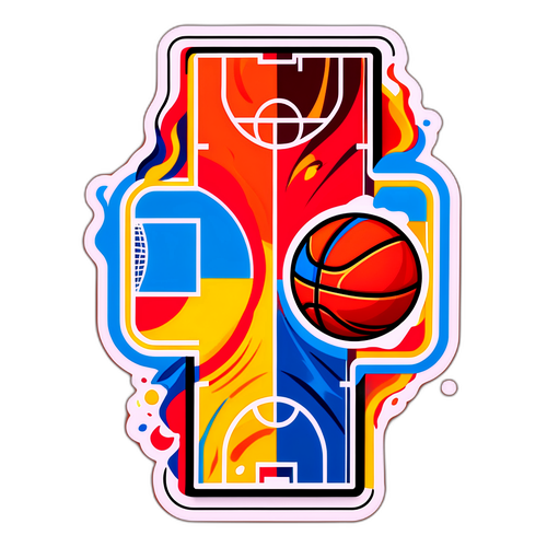 Makulay na Basketball Court