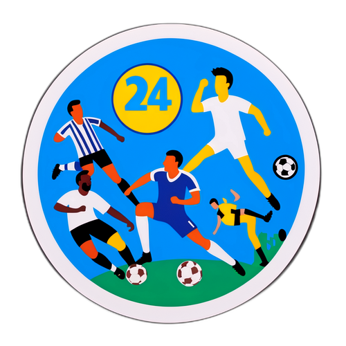 Thiết kế sáng tạo về 24 giờ bóng đá