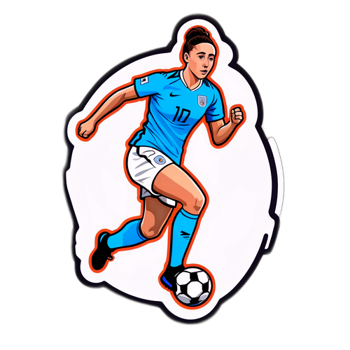 Fira Lucy Bronze med en cool illustration