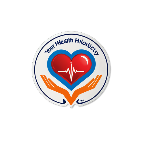 UnitedHealthcare Heart Priority Sticker