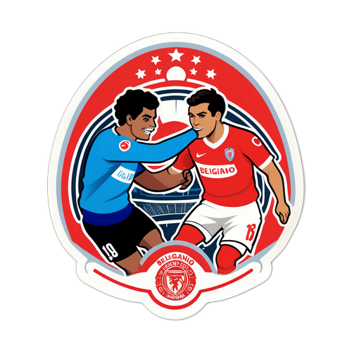 Diseño de sticker de Belgrano y Argentinos Juniors