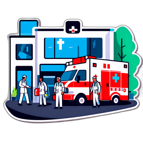 緊急醫療室的忙碌場景