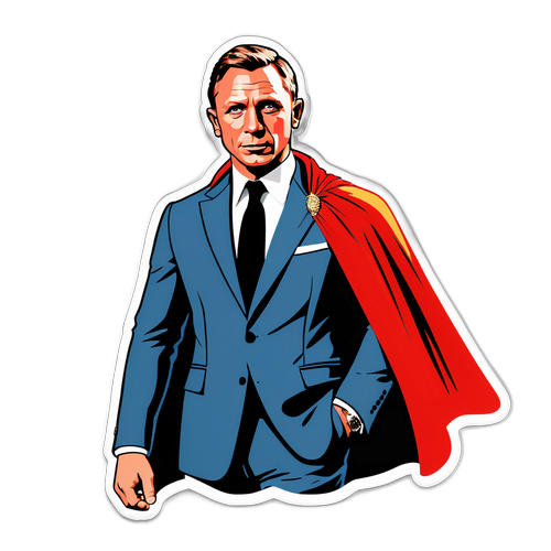 Daniel Craig, James Bond - Superhero Cape