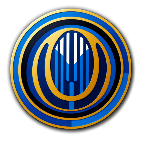 Adesivo Moderno do Emblema do Inter de Milão