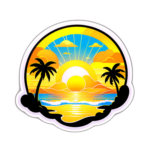 Ánh Sáng Mặt Trời Trên Biển Đà Nẵng