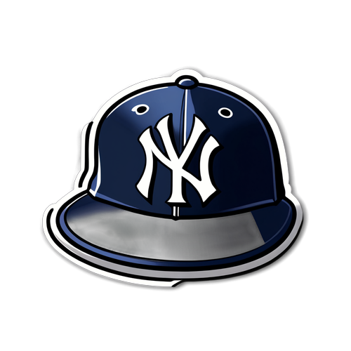 Yankees Cap Sticker