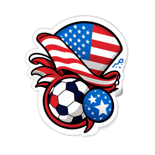 Sticker ya Utaifa: Marekani vs Paraguay