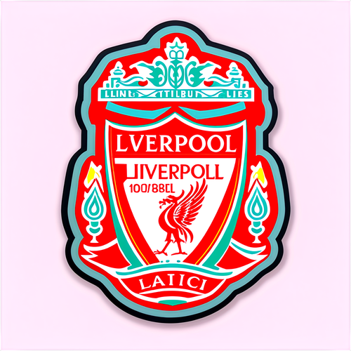 Liverpool-emblem och firande av prestationer