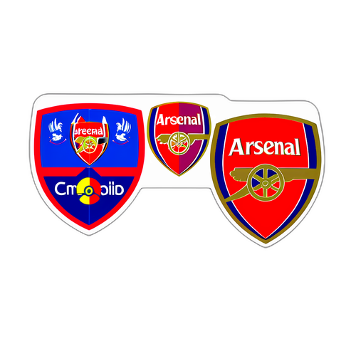 Nhãn dán đối đầu giữa Arsenal và Crystal Palace