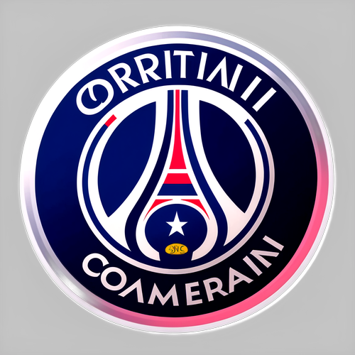 Sticker artistic inspirat de Paris Saint-Germain