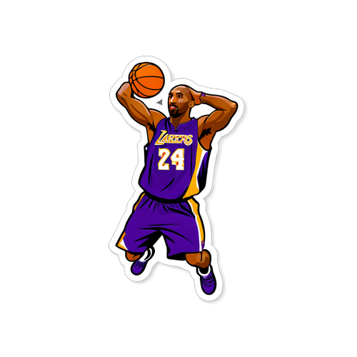 Kobe Bryant Basketbol Temalı Sticker